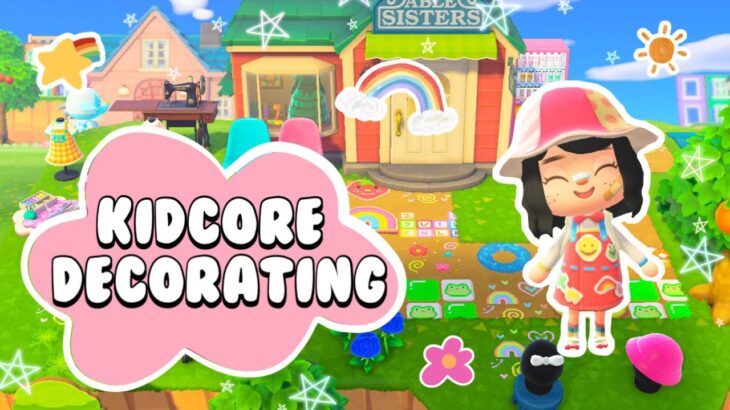 Decorate my Kidcore Forest Island with me (Animal Crossing: New Horizons)