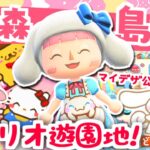 【あつ森】サンリオキャラいっぱいな遊園地作りましょ♡【島クリエイト：あつまれどうぶつの森】