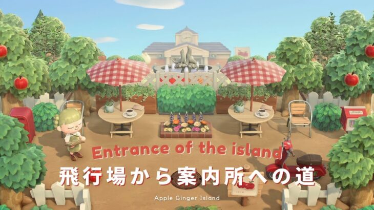 【あつ森】島の入り口🍎飛行場から案内所周り｜島クリエイト#12【AnimalCrossing】