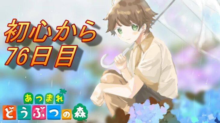 「あつ森」今頃になりあつ森を初めから楽しんでいく社会人「あつまれどうぶつの森」76日目(離島巡り中心です）