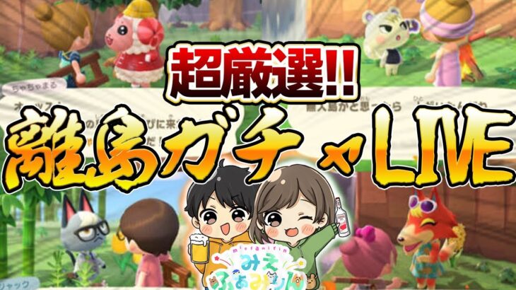 【あつ森/LIVE】第三回離島ガチャ！町作りながら深夜の酒飲み雑談配信🍺【あつまれどうぶつの森】【初見さんも大歓迎】【しろまろ＆むい】#7