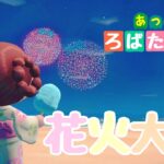 夜空に輝くひぃちゃん花火🎇【あつまれどうぶつの森】【あつ森】