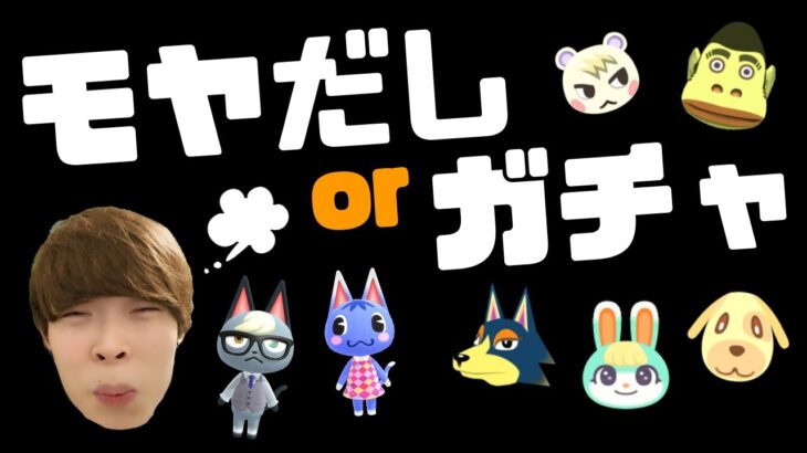 【あつ森】モヤだしするか離島ガチャするかどっちか配信！【住民厳選】