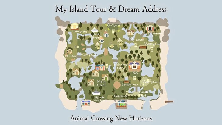 夢番地公開 | My Island Tour + Dream Address Release | Animal Crossing New Horizons あつ森