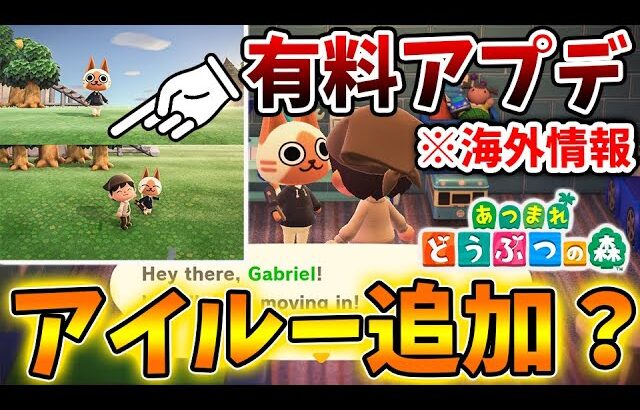 【あつ森】速報！海外情報で有料アプデ「アイルー」が追加される可能性？amiiboが必要なので注意【あつまれどうぶつの森/攻略/実況/bgm/島クリエイター/島紹介/アプデ/新要素/新情報】