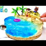 【あつ森🏝】海のゼリー！キャラケーキ島作り♪キッチンでビーチをクリエイトして人気キャラのランキング発表しながら海辺や砂浜をお料理DIYするよ🐬Is land Jelly cake beach