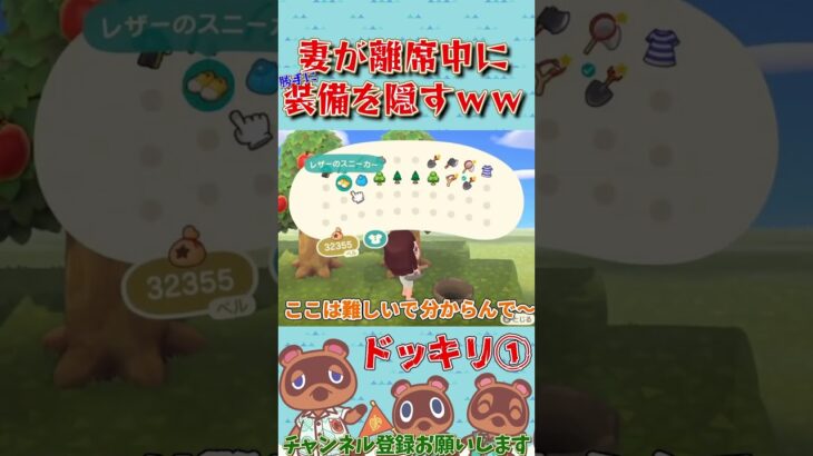 【あつ森】離席中に全ての装備が島中に埋められているドッキリｗｗ①【島クリエイター】【あつまれどうぶつの森】【Animal Crossing New Horizons】#Shorts