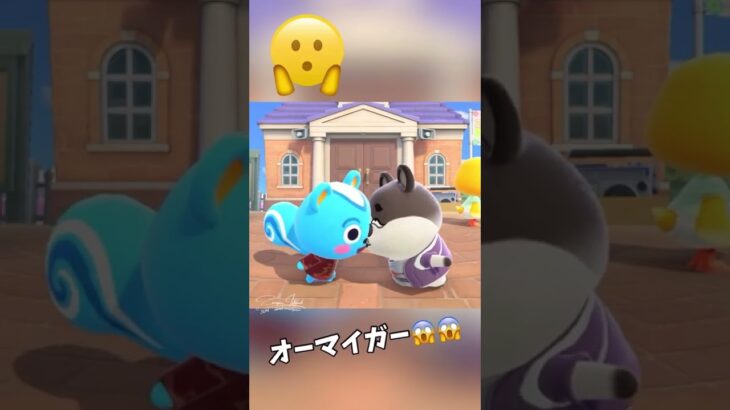 【あつ森】可愛い飛行機走りなはずが、リッキーとドンチャンに起こった惨事　 AnimalCrossingNewHorizons　あつまれどうぶつの森#Shorts