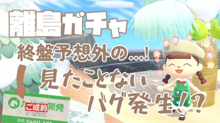 【あつ森】終盤に予想外の展開！なったことないバグか⁉クリスマスてんこ盛り離島ガチャ【ACNH/AnimalCrossing/Nintendo】