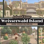 【あつ森/夢訪問】島クリのアイデア詰まった白×黒×緑の街”Weiβerwald島”～島紹介｜Island Tour ￤AnimalCrossing～