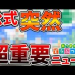 【あつ森】公式からとんでもない情報が唐突に公開される。。。これは神かよ。。。カウントダウン【あつまれどうぶつの森/攻略/実況/bgm/島クリエイター/島紹介/アプデ/新要素/新情報/正月/お年玉