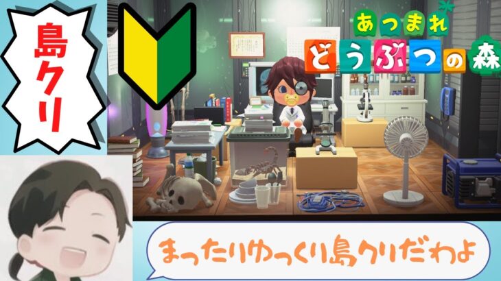 『あつまれどうぶつの森』雑談しながらまったり島クリ(初心者)＆マイデザ＆ハピパラ【初見さん歓迎】