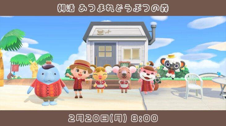 〖あつまれどうぶつの森〗”朝活 作業 雑談” ハッピーホームパラダイス！いももち島〖いももちもよ/新人Vtuber〗