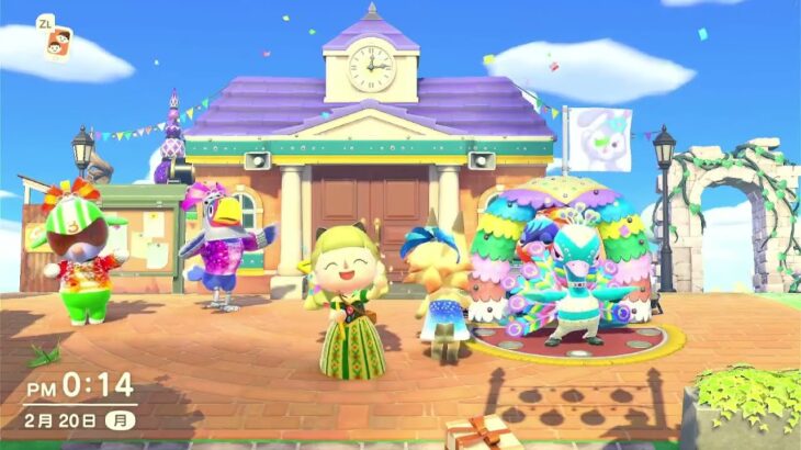 【あつ森】カーニバル　イベント　ベルリーナ 【animal crossing  new horizons】