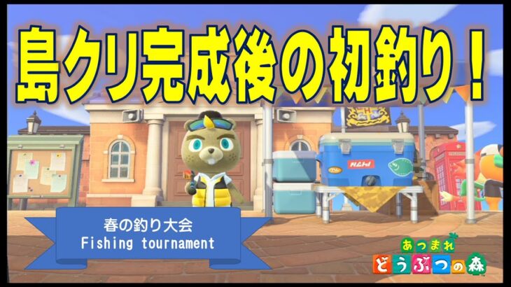 【あつ森】 ついに始まった春の釣り大会！この週末はイベントだらけで忙しいのよ～‼‼【釣り大会】