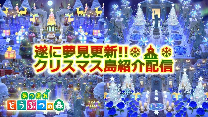 【あつ森】メリークリスマス🎅🏻🎄✨物量クリスマス島紹介【ACNH】