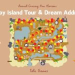 【あつ森】完成した秋の島をお散歩・夢番地公開|水辺の多い秋の島|Animal Crossing: New Horizons【島クリエイター】