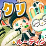 【あつ森】冬の島クリ！ルーティン＋離島ガチャの準備をしよう…✈️