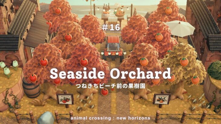 【あつ森】つねきちビーチ前の果樹園🍎 | Seaside Orchard | Secret Beach【島クリエイター】