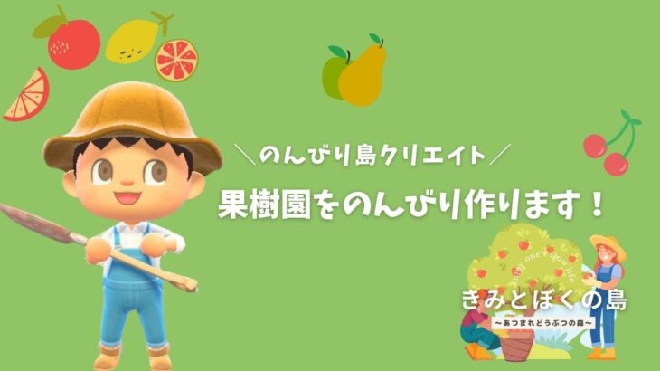 【あつまれどうぶつの森】 右下のエリアの開拓を始めます🥕のんびり島クリ配信🏝️