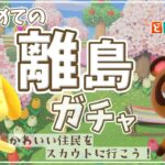 【Live】初めての離島ガチャ🙌かわいい子をスカウトしたい！🤭＜2024年3月あつ森始めました＞【あつまれどうぶつの森 / Animal Crossing: New Horizons】