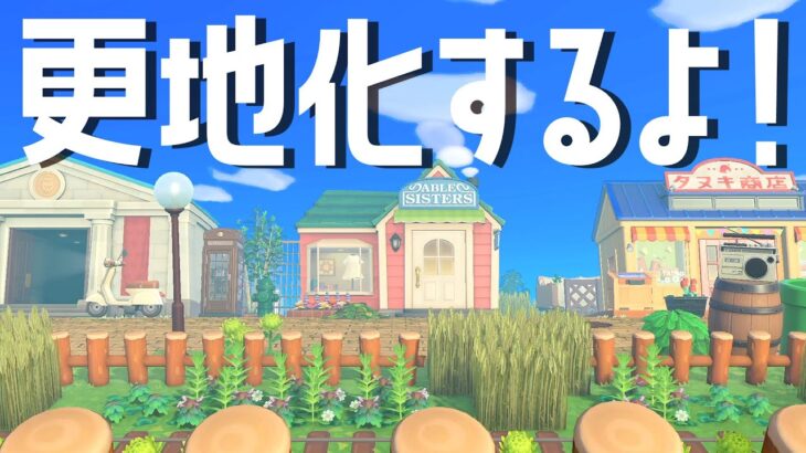 【あつ森】島の更地化！今日はお花と低木を処分していきます🌻｜あつまれどうぶつの森｜acnh