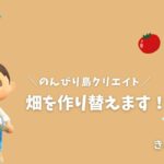 【あつまれどうぶつの森】 畑を作り直します🍅のんびり島クリ配信🏝️