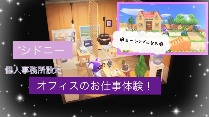 【ゲーム実況：あつ森】ハピパラ シドニー オフィスのお仕事体験！