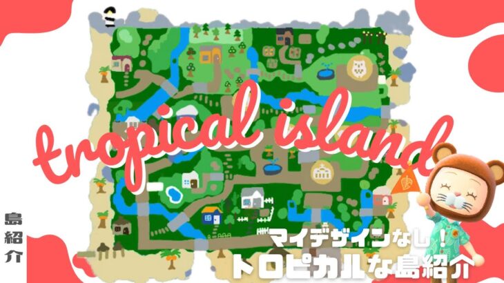 〖あつ森〗　島紹介🏝️ トロピカルテイストな島🌺