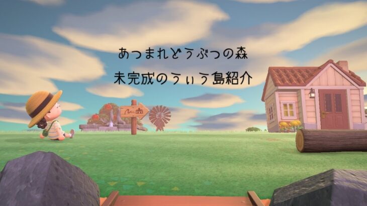 【あつまれどうぶつの森】未完成の島紹介（島クリ難民）