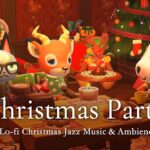 【あつ森BGM】暖かな暖炉のある部屋で過ごすクリスマス🎄Lo-fi Christmas BGM & 焚き火の環境音🎧【ACNH / 3時間】睡眠・読書・勉強・作業用