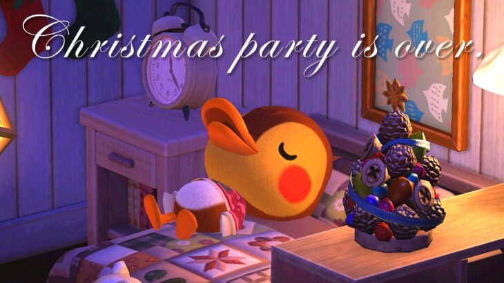 【癒しのあつ森】チャックのおうちでくつろぎクリスマス〜after the Christmas Party〜【作業用・睡眠用】