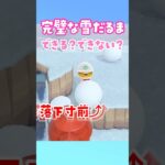 完璧な雪だるまはできる？できない？【あつ森】 #shorts