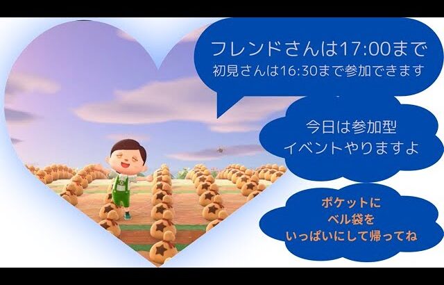 あつまれどうぶつの森　＃１４９　参加型のプレゼントイベント「ベルをポケットいっぱいにして帰ってね」