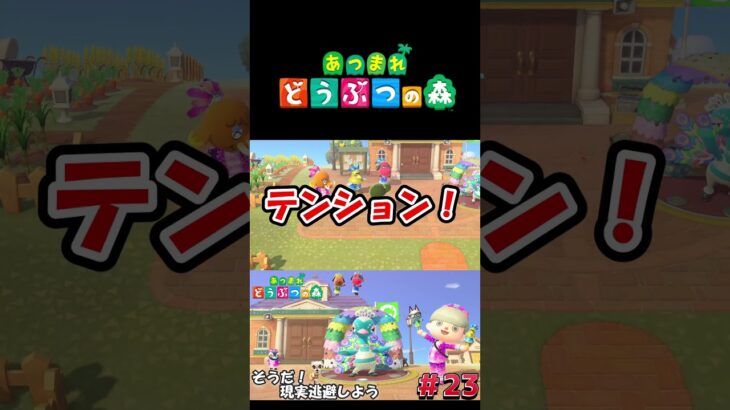 【あつまれ どうぶつの森】カーニバルイベントとハイなクジャク#ゲーム実況 #switch  #あつ森 #どうぶつの森 #あつまれどうぶつの森 #shorts