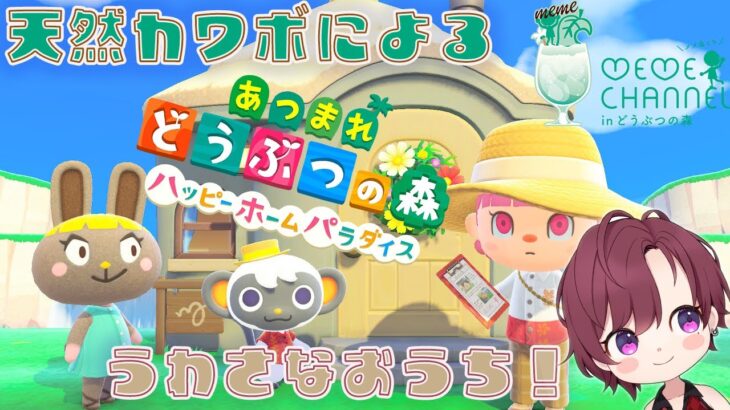 【 ＃あつ森 】　噂になれ！ハピパラ！！どんなことがうわさになるのかな！？とりあえず別荘をつくろう！天然カワボによるあつまれどうぶつの森配信！！